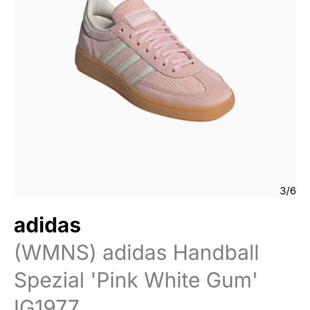 Adidas Women's Pink White Sneakers